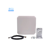 Lecteur-graveur de balises RFID UHF 7/8/9dbi Antenne RS232 Portée de lecture longue de 10 m Antenne de système de stationnement étanche Polarisation circulaire