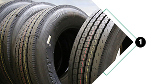 Hawkway/Hawkway ยางรถบรรทุกแบบไม่มียางใน HK867 215/215 75R17.5/215 75R17.5/215 75R17.5/75R17.5 - Product Image 3