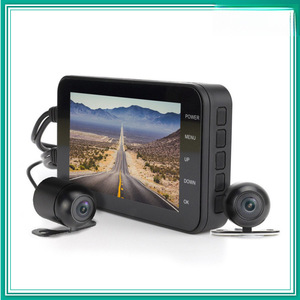 กล้องติดรถมอเตอร์ไซค์แบบคู่ 1080P หน้าจอ LCD 2.4 นิ้ว บันทึกภาพหน้า-หลัง กันน้ำ 12V สำหรับรถมอเตอร์ไซค์  ติดตั้งเพิ่มเติม อัพเกรด - Product Image 4
