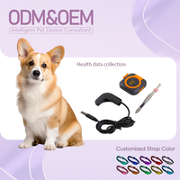 Collier de suivi GPS léger pour chats et chiens IP67 Rechargeable par USB Clôture virtuelle Parfait pour les petites races