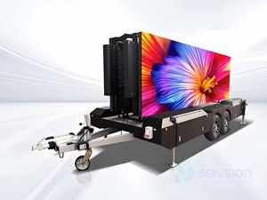 Trong nhà có thể gập lại màn hình điện thoại di động thông minh màn hình quảng cáo độ nét cao hiển thị áp phích Màn hình LED - Product Image 4