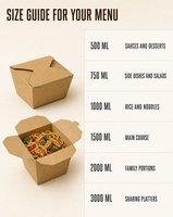Boîte en papier kraft pour poulet frit, personnalisée, à emporter, pour l'emballage alimentaire, boîte à lunch pour salade