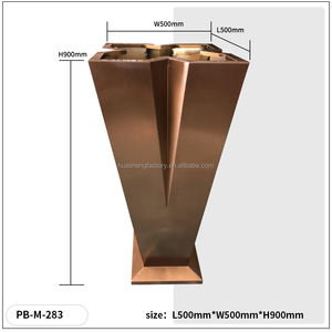 दीवार धातु प्लांटर बड़े ट्रेपेज़ोइड आकार फर्श फूल बॉक्स के लिए टिकाऊ आउटडोर गार्डन प्लांटर घर कॉफी की दुकान बालकनी थोक - Product Image 5