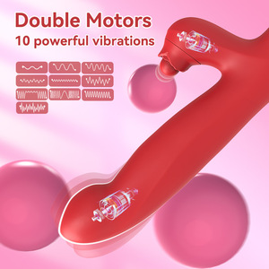 SY GM-507 Female Orgasm Enhancer Penis <b>Vibrator</b> Tongue-Licking Clitoral Stimulator G-Spot Percussion Rabbit <b>Vibrator</b> - Product Image 1
