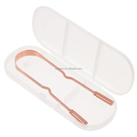 Grattoir à langue en cuivre pur brosse de nettoyage buccal hygiène de nettoyage fraîche grattoir à langue de haute qualité