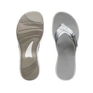 Sandalias de Verano para Mujer, Talla Grande, Transpirables, Impermeables, con Parte Superior de Cuero, Casuales, Tipo Chanclas, H112 - Product Image 5