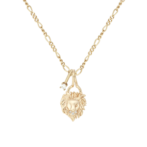 Collana di vendita calda donna gioielli di nicchia Designer 925 argento oro 18k Leo 12 segni zodiacali - Product Image 1