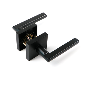 Ba thanh thông qua cửa xử lý đòn bẩy với hiện đại hiện đại mỏng thiết kế vuông cho nhà phòng ngủ hoặc phòng tắm hình ống lockset - Product Image 3