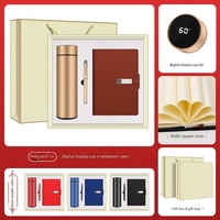 Coffret Cadeau d'Entreprise - Coffret Cadeau d'Entreprise Luxueux avec Clé USB, Thermos, Stylo, Bloc-Notes, Coffret Cadeau d'Entreprise Blanc