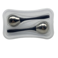 Globes de glace personnalisés en acier inoxydable, baguettes métalliques cryogéniques, cuillères, rouleaux de glace pour le visage, bâtonnets cryogéniques, globes de glace rafraîchissants