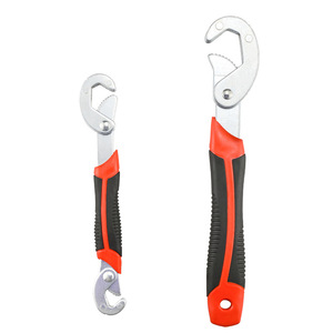 KZD Multi Purpose Wrench Adjustable Metric Industrial Grade 45 Steel Serrated Jaw Anti Slip Handle - Product Image 5
