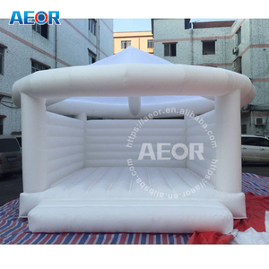 Gran boda Fiesta blanco barato saltando rebote blanco <span class=keywords><strong>castillo</strong></span> inflable para la boda - Product Image 1