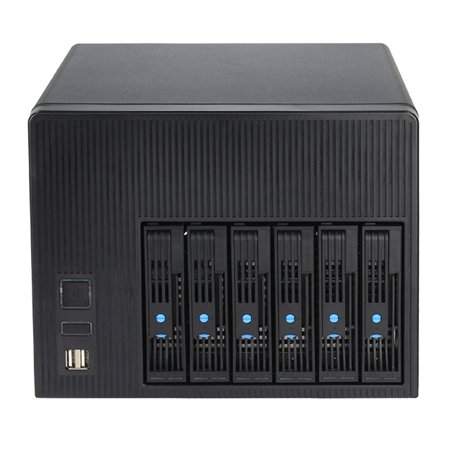 NAS Server Data Storage 6-Bay HDD SSD N95 N150 CPU Dual 2.5G LAN Unraid TrueNAS OS for Home Enterprise Network