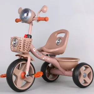Satış pedalı denge üç tekerlekli bisiklet moda Retro oyuncak üç tekerlekli bisiklet için 1-6 yaşındaki