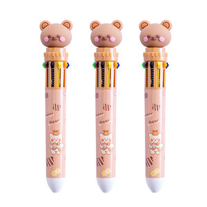 Cheap Custom Cute Unicorn Bear Animal 6 8 10 Colors Ball <b>Pen</b> <b>Multi</b> <b>Color</b> Ball <b>Pen</b> - Product Image 1