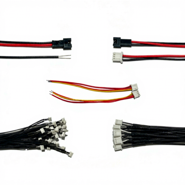 Customized JST ZH PH EH XH 1.0 1.25 1.5 2.0 2.54mm Pitch 6 8 10 12 14 16 20 24 26 30 34 40 50 60Pin Connectors Wire Harnesses