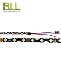 S Forme RGB LED 1809 Adressable Pliable Individuellement Adressable Pixel 60Leds DC12V Smart Led Strip