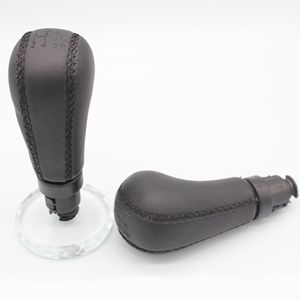 Volvo Car Gear <b>Knob</b> Leather 5 Speed 6 Speed Manual Transmission <b>Shift</b> <b>Knob</b> Black - Product Image 2