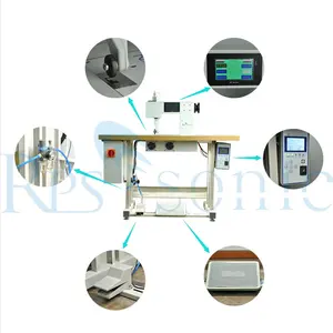 Máquina DE COSER ultrasónica de 35KHz de alta calidad para soldadura y corte de tela PTFE