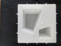 Moule à briques creuses en plastique ABS réutilisable de haute précision Reazone RZE pour pavés en béton 3D, décoration extérieure (garantie 3 ans)