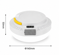 Lampe de camping LED portable AM-Y140 à détection de mouvement, rechargeable par USB, lanterne d'urgence avec IP65 et 8 heures d'autonomie pour utilisation en extérieur