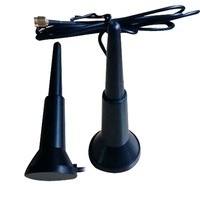 Antenne WiFi sans fil 2,4 GHz 2400 MHz, magnétique, étanche, en caoutchouc, avec connecteur SMA mâle, câble RG174 de 3 mètres
