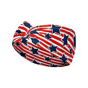 Diadema deportiva retro con estrellas del Día de la Independencia de la bandera estadounidense, absorbente de sudor, para yoga, correr, decorativa, para fiestas en interiores/exteriores - Product Image 6