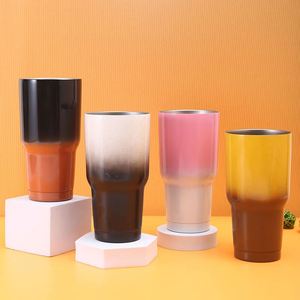 30oz 304 Stainless Steel Double Walled Vacuum Beer Travel Car Thermos for Cold <b>Drinking</b> 32 oz <b>Plastic</b> <b>Cups</b> With Lids - Product Image 5