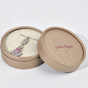 กระป๋องกระดาษคราฟท์ทรงกลมขนาดเล็ก, หลอดกระดาษทรงกระบอกขนาดเล็กสำหรับใส่ขนม ต่างหู เครื่องประดับจิ๋ว บรรจุภัณฑ์สำหรับจัดเก็บ - Product Image 5