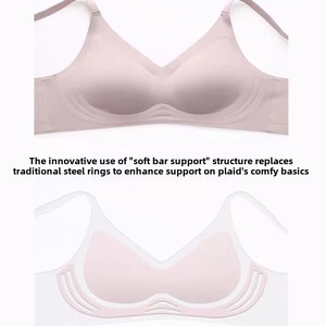 Factory Direct Seamless Breathable <b>Bra</b> Push-Up Wireless 3/<b>4</b> <b>Cup</b> Removable Pads Adjustable Straps Everyday Yoga Gym Summer <b>Bras</b> - Product Image 6