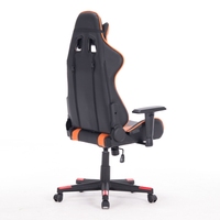 Chaise de Gamer en Cuir Ergonomique Racing Noire et Verte avec Lumières LED RGB