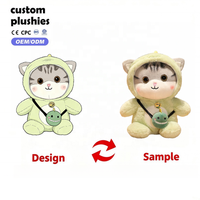 Peluche de Gato Súper Suave y Adorable, Juguete de Peluche Transformable en Conejo, Dinosaurio, Unicornio, Juguete de Peluche Kawaii, Regalo para Niños