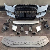 Body Kit Bumper Depan Tuning Gaya RSQ5 Material PP Berkualitas Tinggi PNB Baru 2013-2018 untuk Audi Q5 8R.5 Pemasangan Clip-on Garansi 6 Bulan