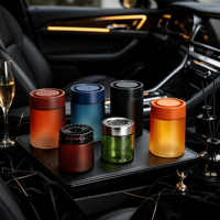 En Stock, Botella de Ambientador para Auto de 100ml/200ml, Color Negro Mate, Azul, Rojo, Naranja, Difusor de Perfume para Auto, Gel Aromatizante con Tapa Difusora