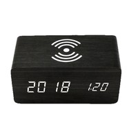 Nieuwe, op maat gemaakte, plastic, Scandinavisch design, decoratieve, digitale, multifunctionele wekker voor kinderbedden met batterij.