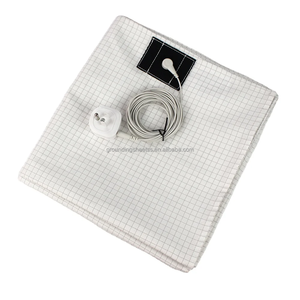 Lençóis de Aterramento em Algodão Orgânico Prateado com Fio de Aterramento - Product Image 4