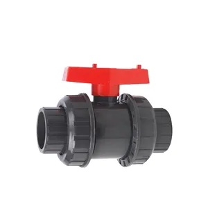 Factory can wholesale customized double union ball valve pvc union ball valve water socket