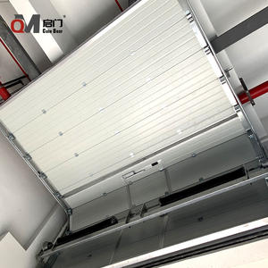 आधुनिक स्वचालित स्टेनलेस स्टील सेशनल गेराज दरवाजा विंडप्रूफ सुविधा ऑन विला के लिए साइट तैयार सतह स्थापना - Product Image 4