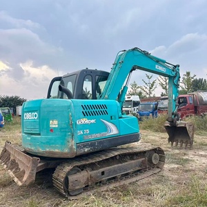95% New Kobelco 75 sử dụng 7.5ton Máy xúc với Kawasaki bơm thủy lực và lsuzu động cơ có sẵn để mua - Product Image 5