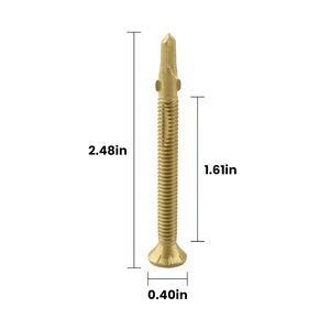 # Viti autoforanti 12x2-1/2 con testa Torx T-25 per <span class=keywords><strong>legno</strong></span>, viti <span class=keywords><strong>Tek</strong></span> per metallo, per fissaggio <span class=keywords><strong>legno</strong></span>-acciaio su pianali e rimorchi - Product Image 2