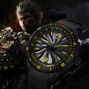 Montre automatique mécanique de sport pour homme Time Running, cadran multifonctionnel, étanche 5 bars, chronomètre, ajourée et lumineuse - Product Image 5