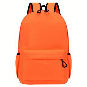Mochila Casual 2025 de Color Sólido Simple con Cierre, Disponible en Diferentes Colores - Product Image 5