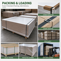 Vente flash Panneau MDF mélaminé 1220x2440mm 3mm 6mm 9mm 12mm 15mm 18mm Panneau MDF mélaminé imperméable pour meubles