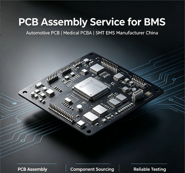 Custom Multilayer BMS PCBA with BGA SMT | ISO13485 & IATF 16949 PCB Assembly |NO MOQ for Automotive & Medical