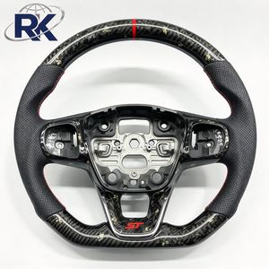 Volant en fibre de carbone avec marqueur rouge pour <span class=keywords><strong>Ford</strong></span> <span class=keywords><strong>Focus</strong></span> MK4 ST <span class=keywords><strong>RS</strong></span> 2019-2024, <span class=keywords><strong>prix</strong></span> de gros, directement de l'usine - Product Image 3