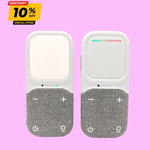 Moniteur audio sans fil 2,4 GHz pour bébé en gros avec adaptateur secteur Type-C, prise en charge du logo personnalisé et du manuel multilingue - Product Image 1