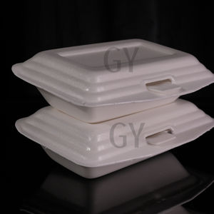 Caja de comida Contenedores de espuma para llevar Cajas de espuma de un solo uso Contenedores de comida Contenedores de espuma para almuerzo Contenedores de espuma para llevar Fiambrera - Product Image 1