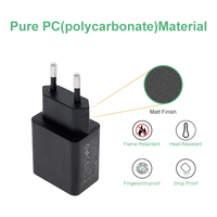 Chargeur double USB 5V 2A avec deux ports USB-A, certifié CE GS, design compact