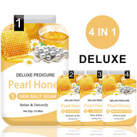 Produits de soin de la peau OEM, marque privée, gommage corporel biologique à la lavande, masque de boue, fournitures de pédicure, soin des pieds, ensemble de pédicure de luxe