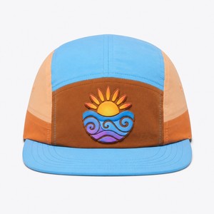 Wholesale T&L Brand Custom Logo Vinyl Badge <b>Waterproof</b> Adjustable 5-Panel Running Hat Performance Sports <b>Cap</b> Manufacturer - Product Image 2